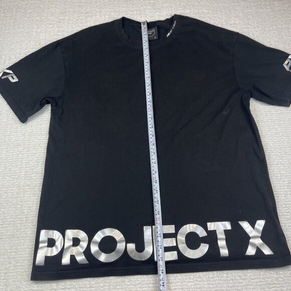 Project X Paris Men's T-Shirt L Black Reflective logo - Picture 8 of 13